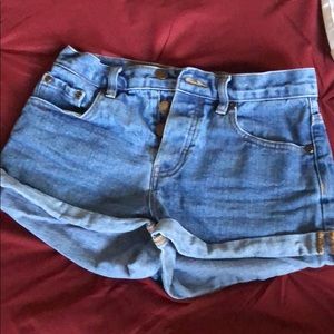 Light wash Jean shorts